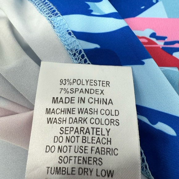 Deolax Golf Polo Shirt 2XL Colorful Geometric Stretch Performance Preppy Golf - Picture 5 of 6